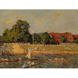 FRAMED oil paintings   Alfred Sisley   24 x 18 inches   Regatta at 
