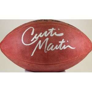 Signed Curtis Martin Ball   ( 