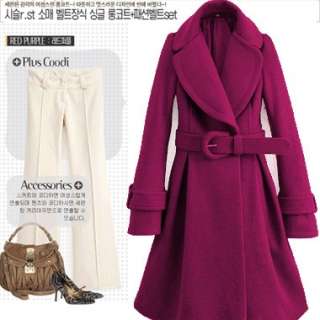 10% OFFWomens Winter Long Sleeve Coat Belted Fashion Style Newest Hot 