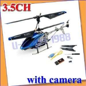   control helicopter gyro rc helicopter with camera blue + Toys & Games