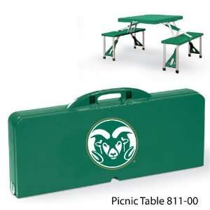    Colorado State Printed Picnic Table Hunter Green