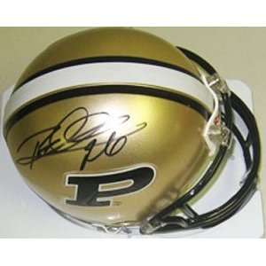 Rod Woodson Memorabilia Signed Purdue Riddell Replica Mini Helmet