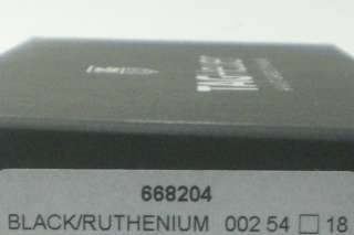 TAG HEUER TRENDS 8204 RUTHENIUM BLACK 002 EYEGLASSES 54 RIMLESS 
