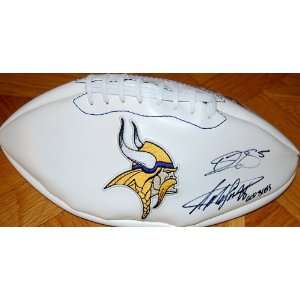 Minnesota Vikings Donovan McNabb & Adrian Peterson Autographed 