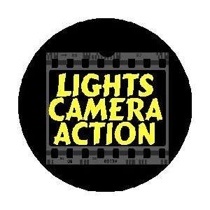  LIGHTS CAMERA ACTION 1.25 Magnet 