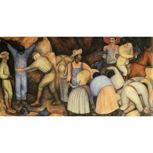 FRAMED oil paintings   Diego Rivera   24 x 12 inches   The 