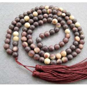   Buddhist 108 Zipao Jade Beads Prayer Mala Necklace 