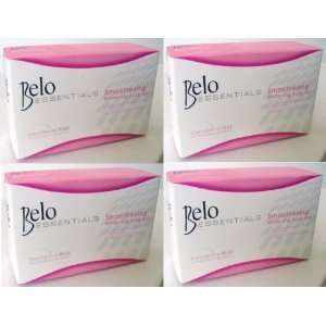  4 Bars of Belo Essentials Whitening Soap Glutathione Kojic 