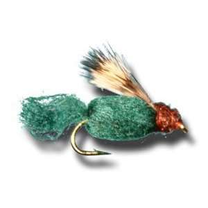 Sparkle Caddis Pupa   Green Fly Fishing Fly  Sports 
