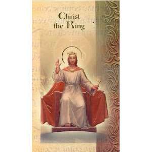  Christ the King Biography Card (500 054) (F5 153)