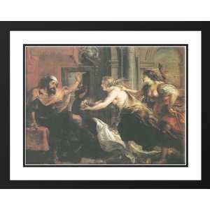 Rubens, Peter Paul 36x28 Framed and Double Matted Tereus Confronted 