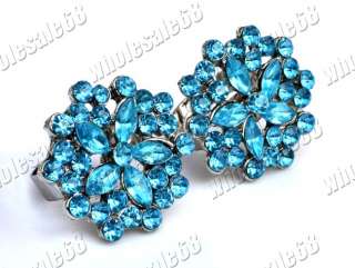 Wholesale lots 100ps rhinestone crystal resin ring FREE  