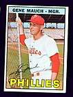GENE MAUCH 1967 Topps #248 Excellent Condition PHILADELPHIA 