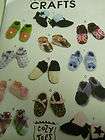MCCALLS Sew Pattern Baby Shoes Boots Crazy Toes 10 Styles Sm Med Lg 