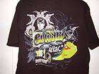CHASE #99 BLACK DISTRESSED COLOR CAR TEE SHIRT CARL AFLAC EDWARDS 