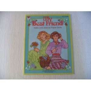   My Best Friend Katie and Jessica Paper Dolls 1980 Toys & Games