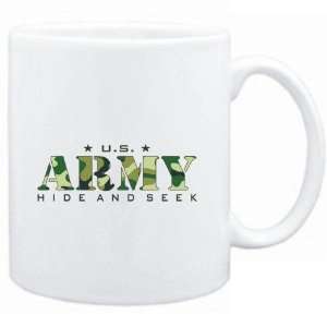  Mug White  US ARMY Hide And Seek / CAMOUFLAGE  Sports 