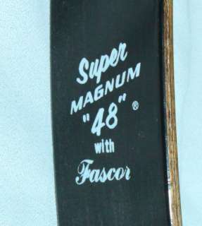 AS IS 1970s Bear Super Magnum 45lb 48 with Fascor Vintage Recurve Bow 