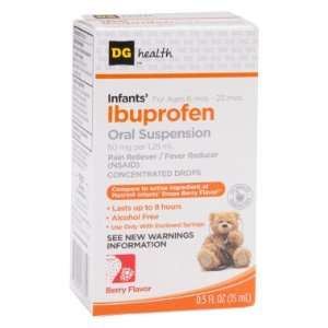  DG Health Infant Ibuprofen Drops   Berry, 0.5 oz Health 