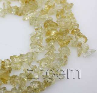 10mm natural clastic topaz loose beads gem 34long  