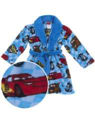 Cars Blue Bath Robe for Toddler Boys