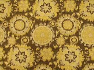 Woven Geometric Shapes Ikat Cotton / Chenille Charcoal Yellow 