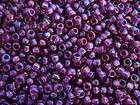 15/0 Toho Seed Beads Purple Lined Amethyst Transparent 