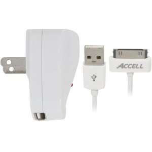  4 AC Power Adapter and USB Sync/Charge cable For iPod/iPhone 