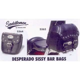  Saddlemen Desperado Sissy Bar Bag   Large/Black 