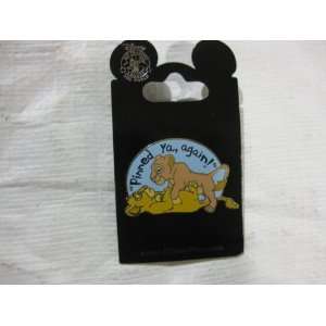  Disney Pin Simba and Nala Pinned Ya, Again Toys 