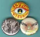 13th Floor Elevators Set of 3 Buttons Pins B​adges PSYCH
