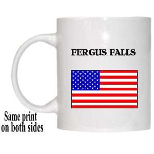  US Flag   Fergus Falls, Minnesota (MN) Mug Everything 