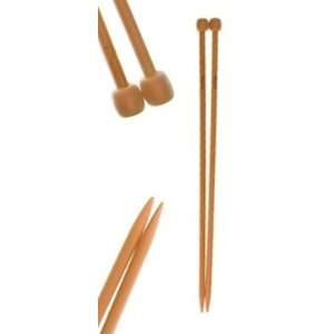  6.5mm 3 Size 16 Inch Single Point Bamboo Knitting Needles 