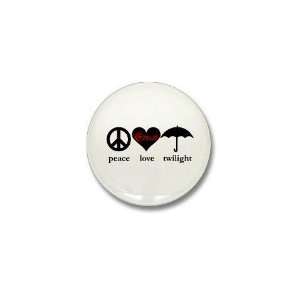  peace love twilight Twilight Mini Button by  
