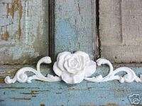 SHABBY & CHIC ROSE CENTER*FURNITURE APPLIQUES  