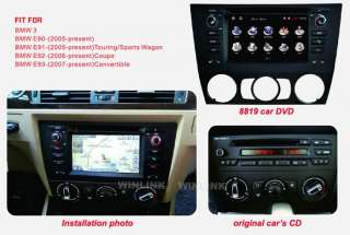 Hot Car DVD Player GPS for BMW E90 E91 E92 E93 3 Series  