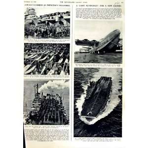  1951 AIRCRAFT CARRIER SHIPS EAGLE PORTSMOUTH TRIUMPH