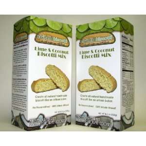 Lime Coconut Biscotti Mix Twin Pack  Grocery & Gourmet 
