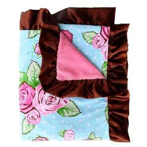  Boutique Collection Rose Dot Ruffle Blanket Baby