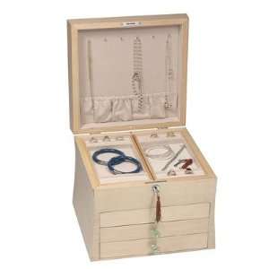  Pacifica Birchwood Jewelry Box (Birch) (10H x 13W x 12 