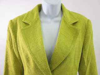 MAINBOCHER Green Silk Blazer Sz 10  