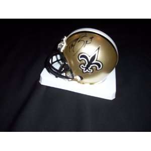 GAI Authentic Drew Brees Autograph New Orleans Saints Replica Mini 
