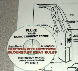 FLUKE Y8100 Instruction (Service & Operating) Manual  