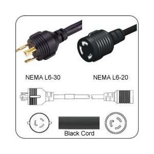  PowerFig PFL63012L62012 Plug Adapter NEMA L6 30 Plug to L6 