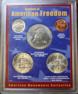 Symbols of American Freedom Coin Collection, In Case  