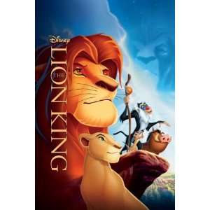  Walt Disneys THE LION KING Movie Poster Print   11 x 17 