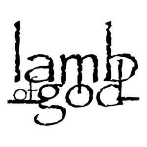  LAMB OF GOD BAND WHITE LOGO DECAL STICKER 