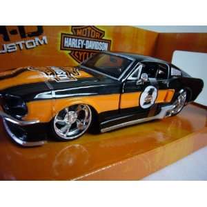  Harley Davidson 1967 Ford Mustang GT 124 Toys & Games