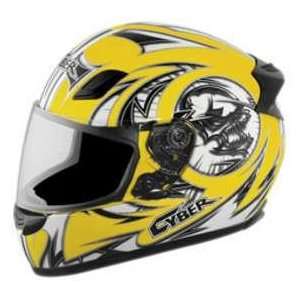    Cyber Helmets US 94 YEL_BLK SM MOTORCYCLE HELMETS Automotive