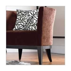  Sitcom Paolo Fabric Sofa in Mink Brown Finish Furniture 